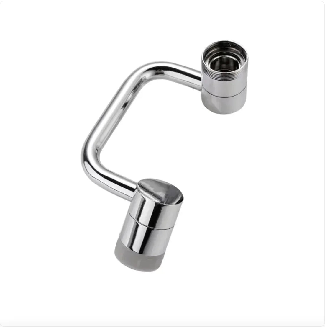 Rotating water faucet extension