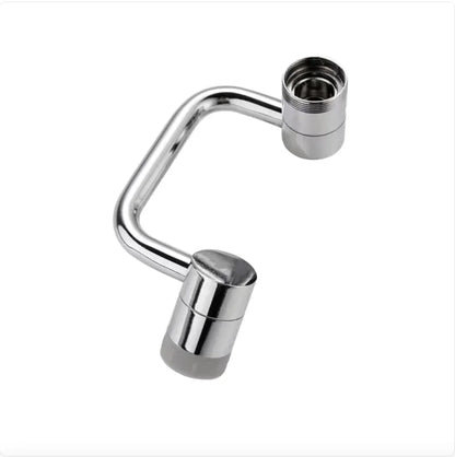 Rotating water faucet extension